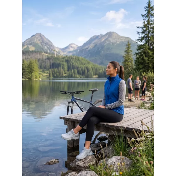  Dámská softshellová vesta ALTISPORT NoPrint NP/ALW965 KRÁLOVSKY MODRÁ 