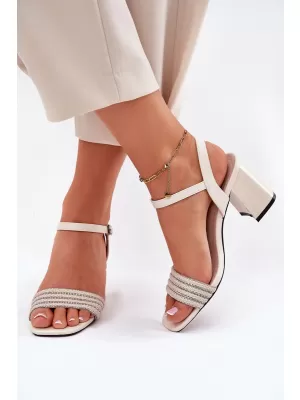 Dámské sandály VINCEZA 62228 BEIGE