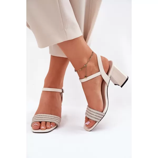  Dámské sandály VINCEZA 62228 BEIGE 