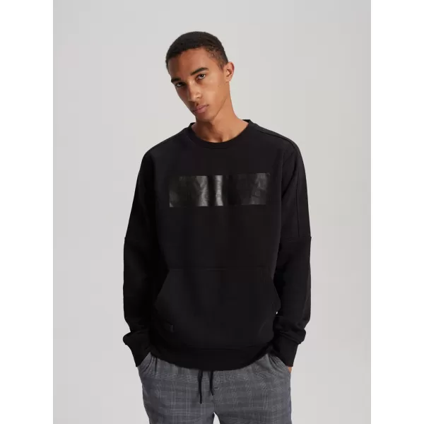  Pánská mikina DIVERSE B1575 BLACK 