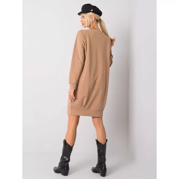 Dámské šaty BASIC FEEL GOOD RV-TU-5184.93P CAMEL 
