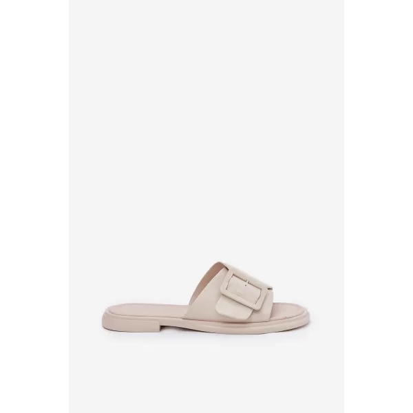  Dámské pantofle D&A SJ2302-01 BEIGE 