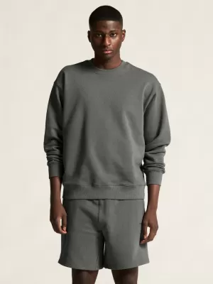 Pánská těžká mikina CRAFT Corp. Frequent Sweatshirt M ŠEDÁ