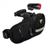 Brašna+světlo TOPEAK AERO WEDGE PACK DF COMBO SPORT