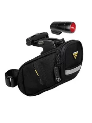 Brašna+světlo TOPEAK AERO WEDGE PACK DF COMBO SPORT