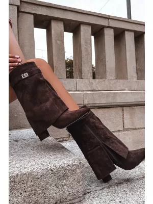 Dámské kozačky BOTO LUVIELLE 40201 BROWN