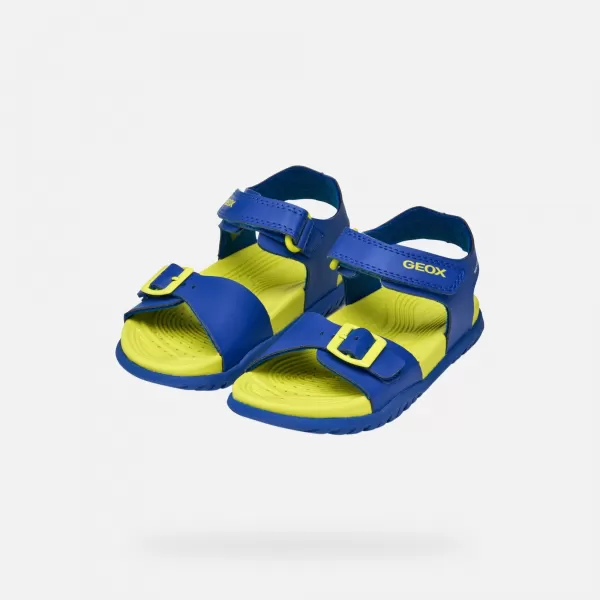  Chlapecké sandály GEOX GHITA J35HMA000BCCK42H MODRÁ 