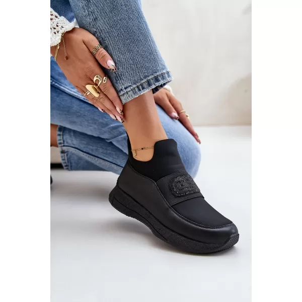  Dámské boty na platformě ARTIKER 55C0035 BLACK 