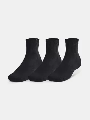 Ponožky UNDER ARMOUR UNISEX UA TC QTR (3 PÁRY) 1386372-001 ČERNÁ