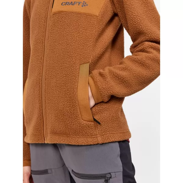  Dámská fleecová mikina Sherpa CRAFT Corp. ADV Pile Fleece Jacket W OHNIVÁ/ČERNÁ 