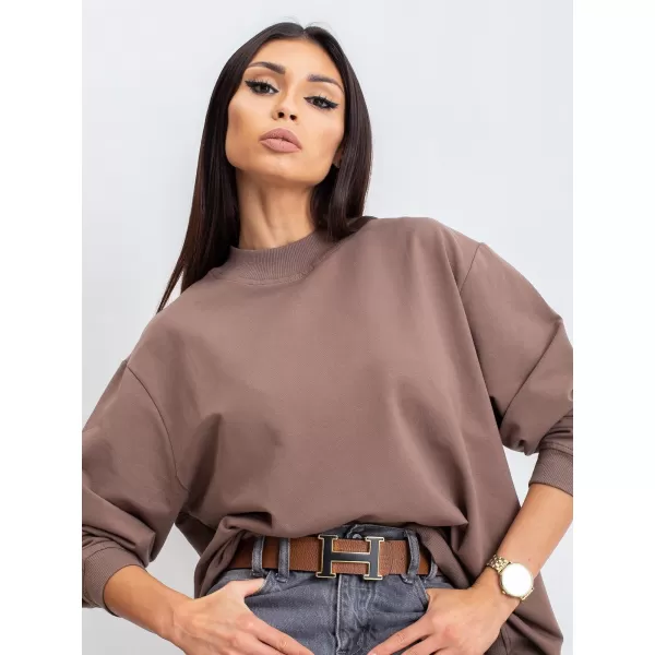  Dámská mikina BASIC FEEL GOOD RV-BL-5185.92P BROWN 