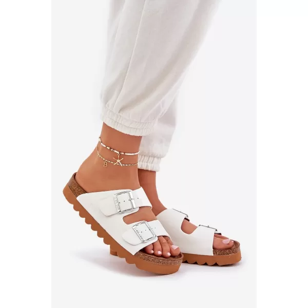  Dámské pantofle BIG STAR LL274480 WHITE 