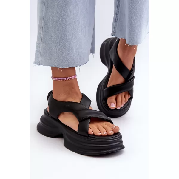  Dámské sandály ZAZOO 2743 BLACK 