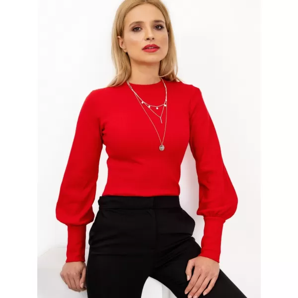  Dámská halenka RUE PARIS RV-BZ-5223.15 RED 