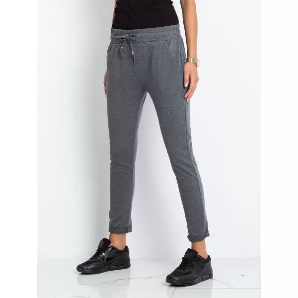  Dámské tepláky BASIC FEEL GOOD RV-DR-3698.09X DARK GREY 