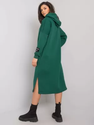 Dámské šaty RUE PARIS RV-SK-7359.25X DARK GREEN