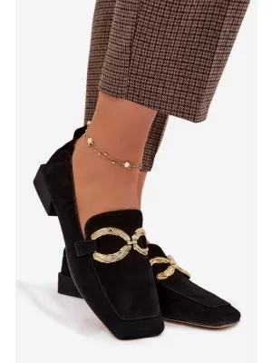 Dámské mokasíny D&A CR61-3115 BLACK