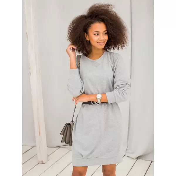  Dámské šaty BASIC FEEL GOOD RV-TU-5184.93P GRAY 