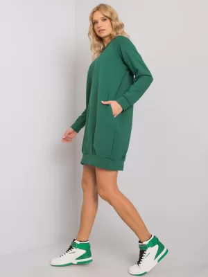 Dámské šaty BASIC FEEL GOOD RV-TU-5184.93P DARK GREEN