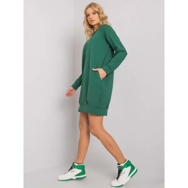  Dámské šaty BASIC FEEL GOOD RV-TU-5184.93P DARK GREEN 