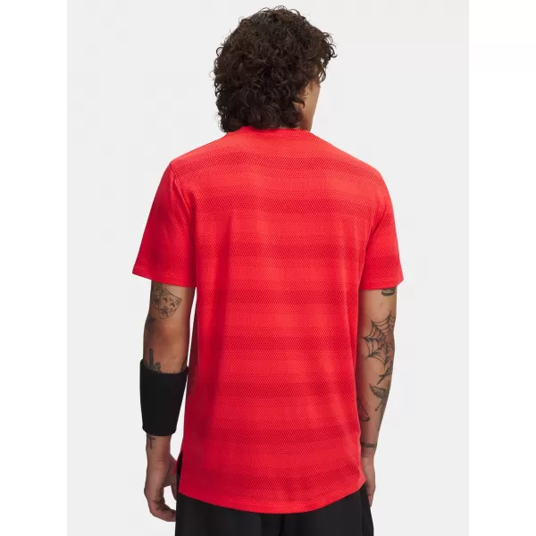  Pánské triko UNDER ARMOUR  6009517-713 ČERVENÁ 
