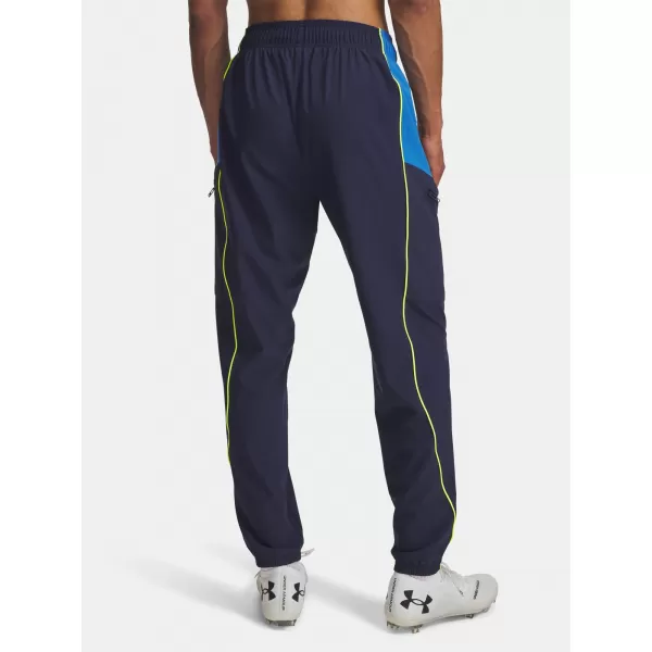  Pánské sportovní kalhoty UNDER ARMOUR M CHALLENGER WARM-UP PN 6004046-403 MODRÁ 