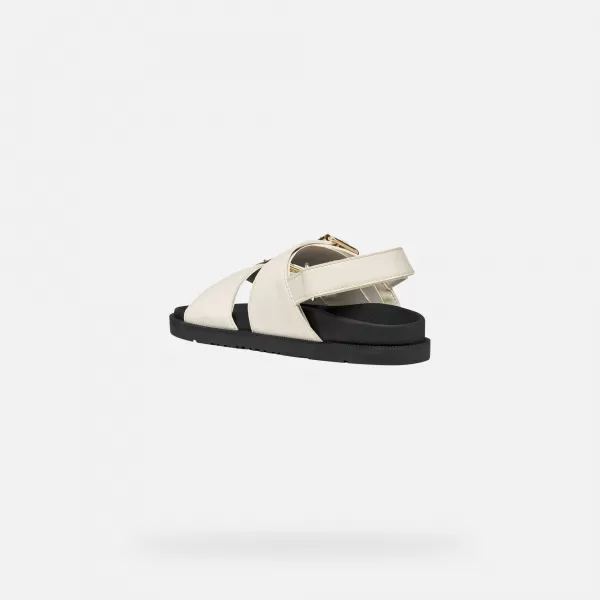  Dívčí sandály GEOX SANDAL FOAMMENTERA J65P0A000BCC1058 SMETANOVÁ 