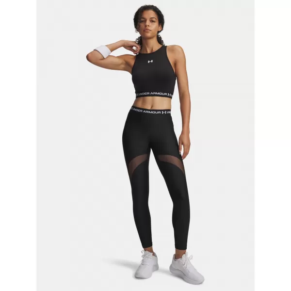  Dámské legíny UNDER ARMOUR HEATGEAR MESH LEGGING ČERNÁ 