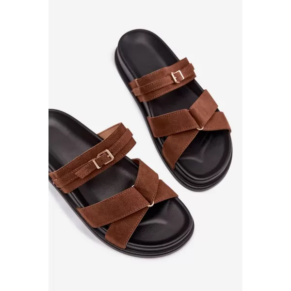  Dámské pantofle BOTO SELORINA 41608 BROWN 