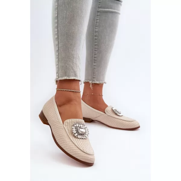  Dámské mokasíny D&A MR38-676 BEIGE 