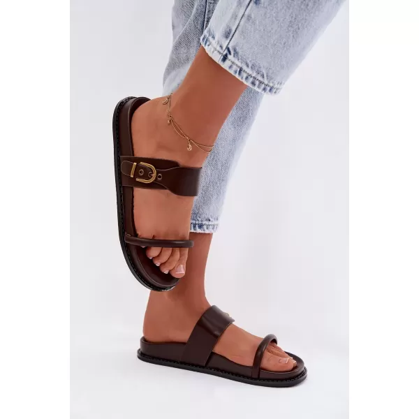  Dámské pantofle BOTO SARILISSE 41610 BROWN 