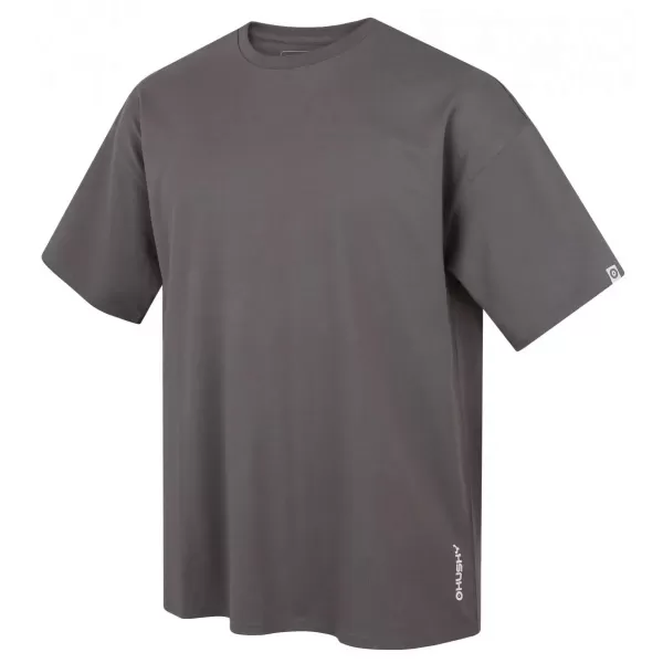 Pánské triko HUSKY TEE VIEW M GREY 