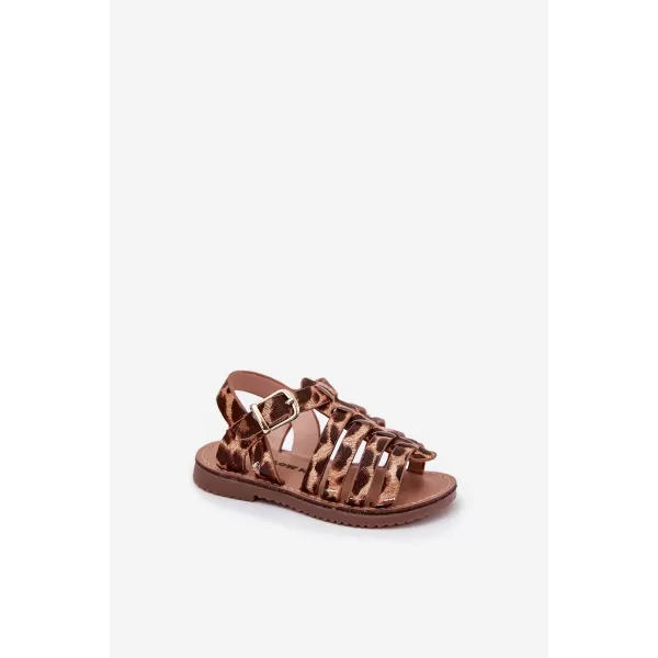  Dětské sandály BOTO MARIANA 38044 LEOPARD 