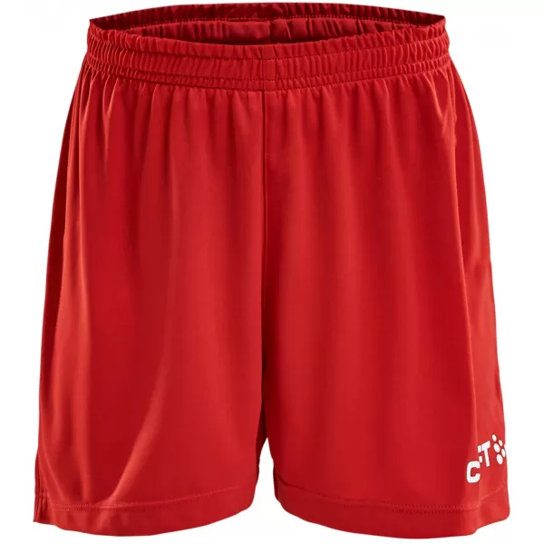  Dětské sportovní kraťasy CRAFT TW Squad Go Short Solid Jr JASNĚ ČERVENÁ 