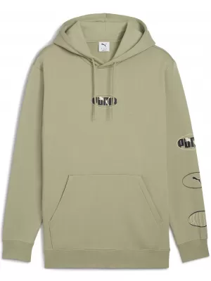Pánská mikina PUMA ESS LOGO LAB HOODIE 688180-82 LUX ARMY