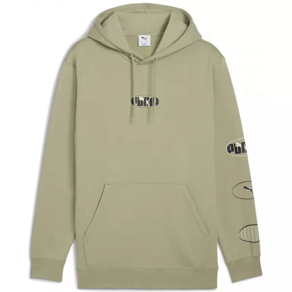 Pánská mikina PUMA ESS LOGO LAB HOODIE 688180-82 LUX ARMY 