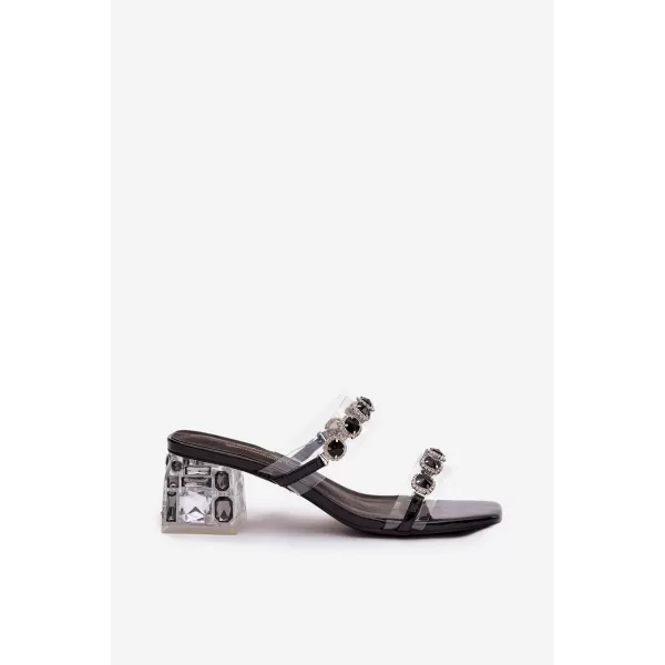 Dámské pantofle D&A MR1037-02 BLACK 