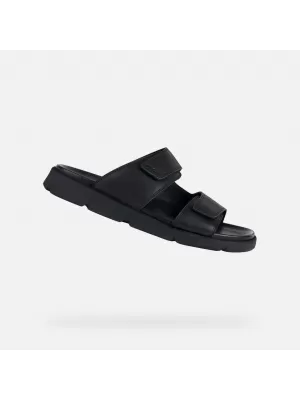 Pánské pantofle GEOX XAND 2S G002593 ČERNÁ