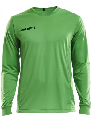 Pánský brankářský dres s dlouhým rukávem CRAFT TW Squad Go GK LSL Jersey M ŘEMESLNÁ ZELENÁ