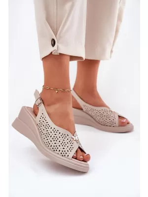 Dámské sandály VINCEZA 41476 BEIGE