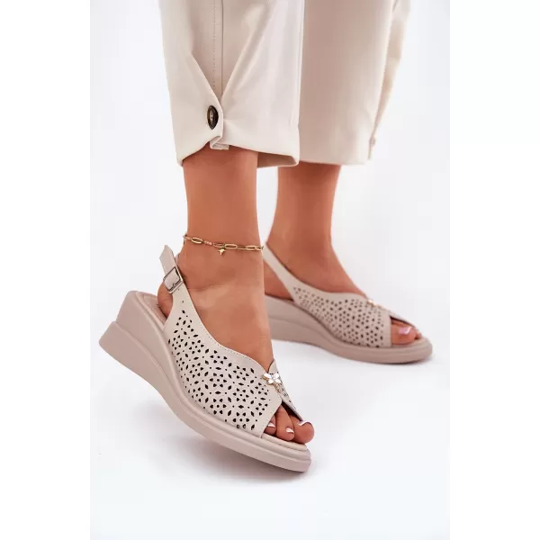  Dámské sandály VINCEZA 41476 BEIGE 