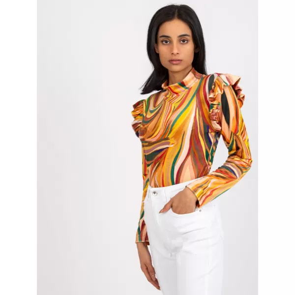  Dámská halenka ITALY MODA DHJ-BZ-6533C.90 DARK YELLOW 