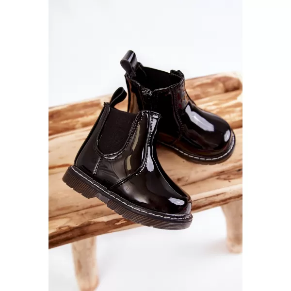  Dětské boty BOTO PORKY 21939 BLACK 