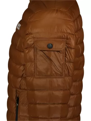 Pánská prošívaná bunda NORDBLANC BURROW NBWJM8261 PUŠTÍKOVA HNĚDÁ