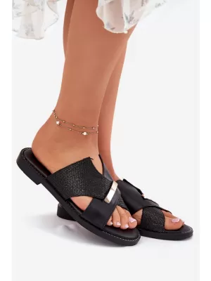 Dámské pantofle VINCEZA 17385 BLACK