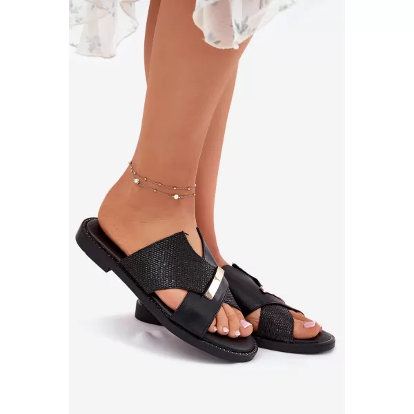  Dámské pantofle VINCEZA 17385 BLACK 