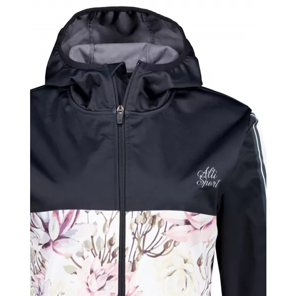  Dámská softshellová bunda premium ALTISPORT VOJ/ALW008JACK01 ČERNÁ 