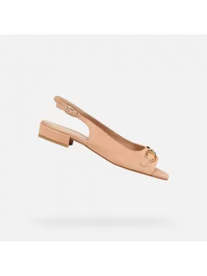 Dámské sandály GEOX NEW ERAKLIA 15 G012991 BÉŽOVÁ