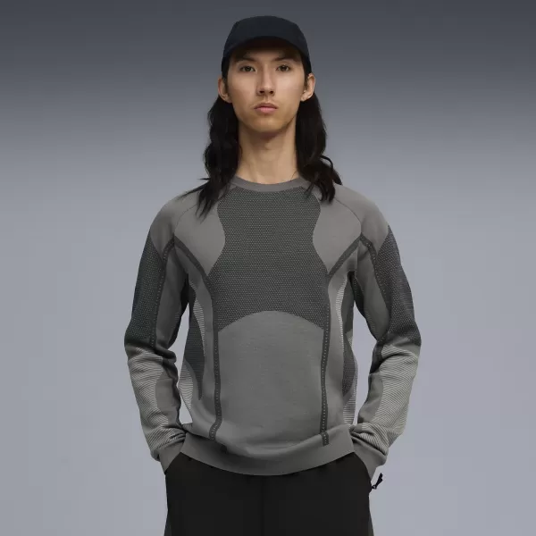  Pánská mikina PUMA X SAN SAN GEAR KNIT LS 632549-08 COOL MID GRAY 