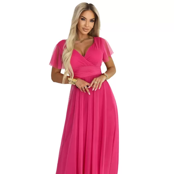  Dámské šaty NUMOCO NASTIA 562-9 MALINOVÁ 